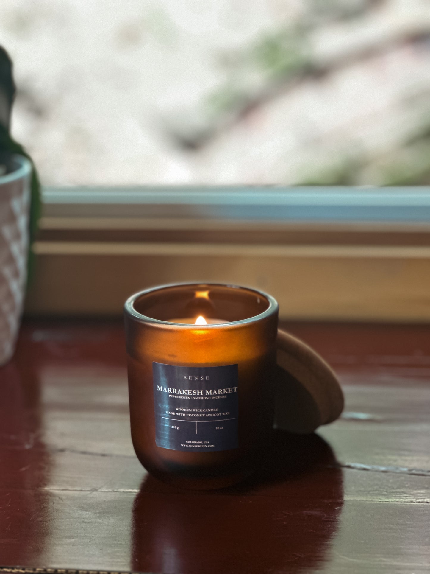 Marrakesh Market Wooden Wick Candle - 10 oz.