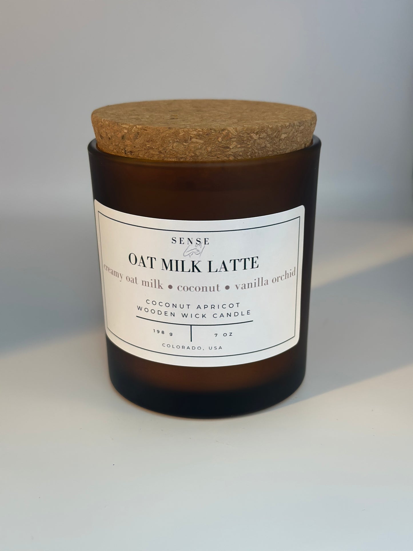 Oat Milk Latte Wooden Wick Candle