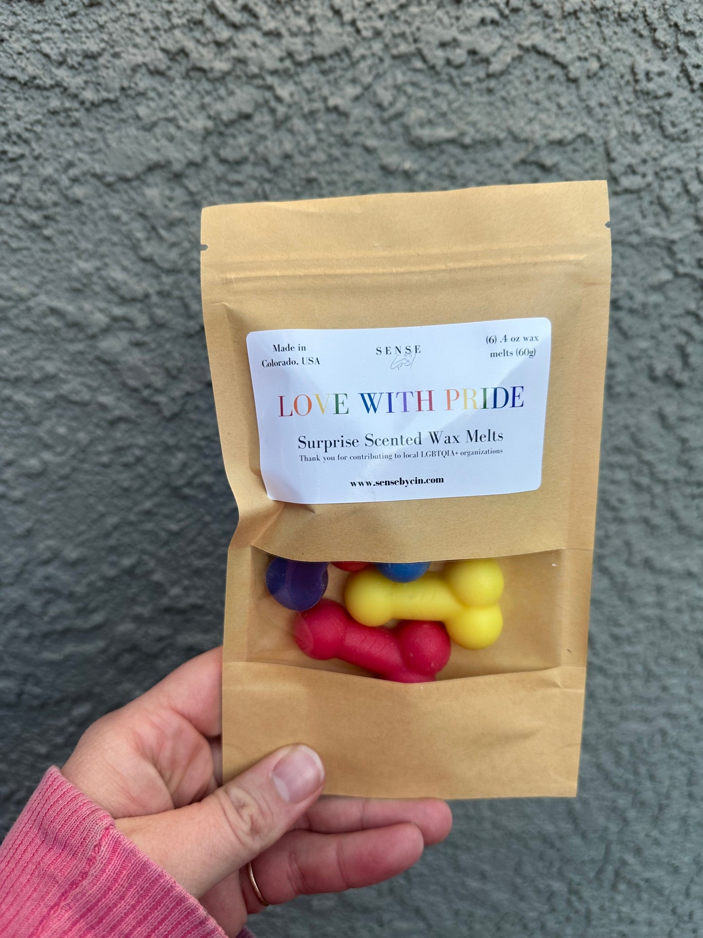 PRIDE Wax Melt Surprise Weenie Bag