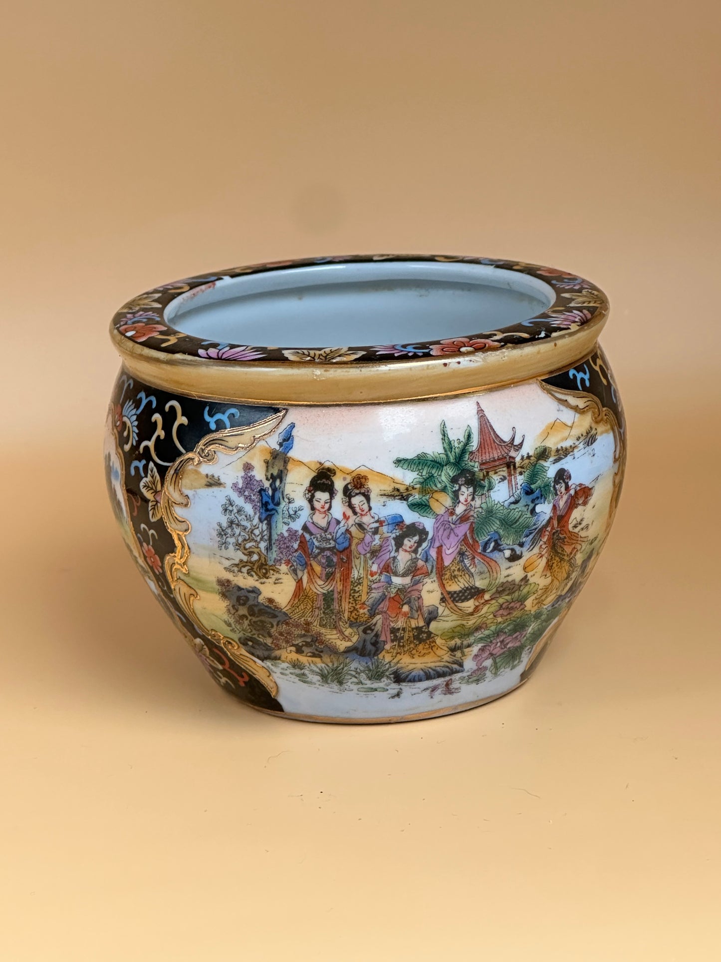 Vintage Chinese Planter Pot