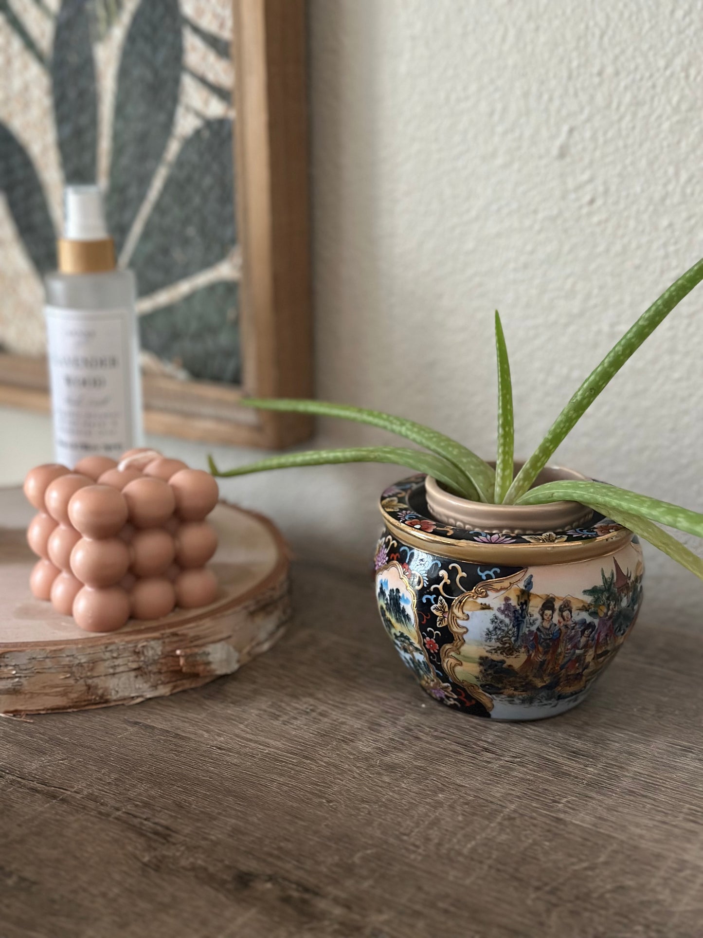 Vintage Chinese Planter Pot