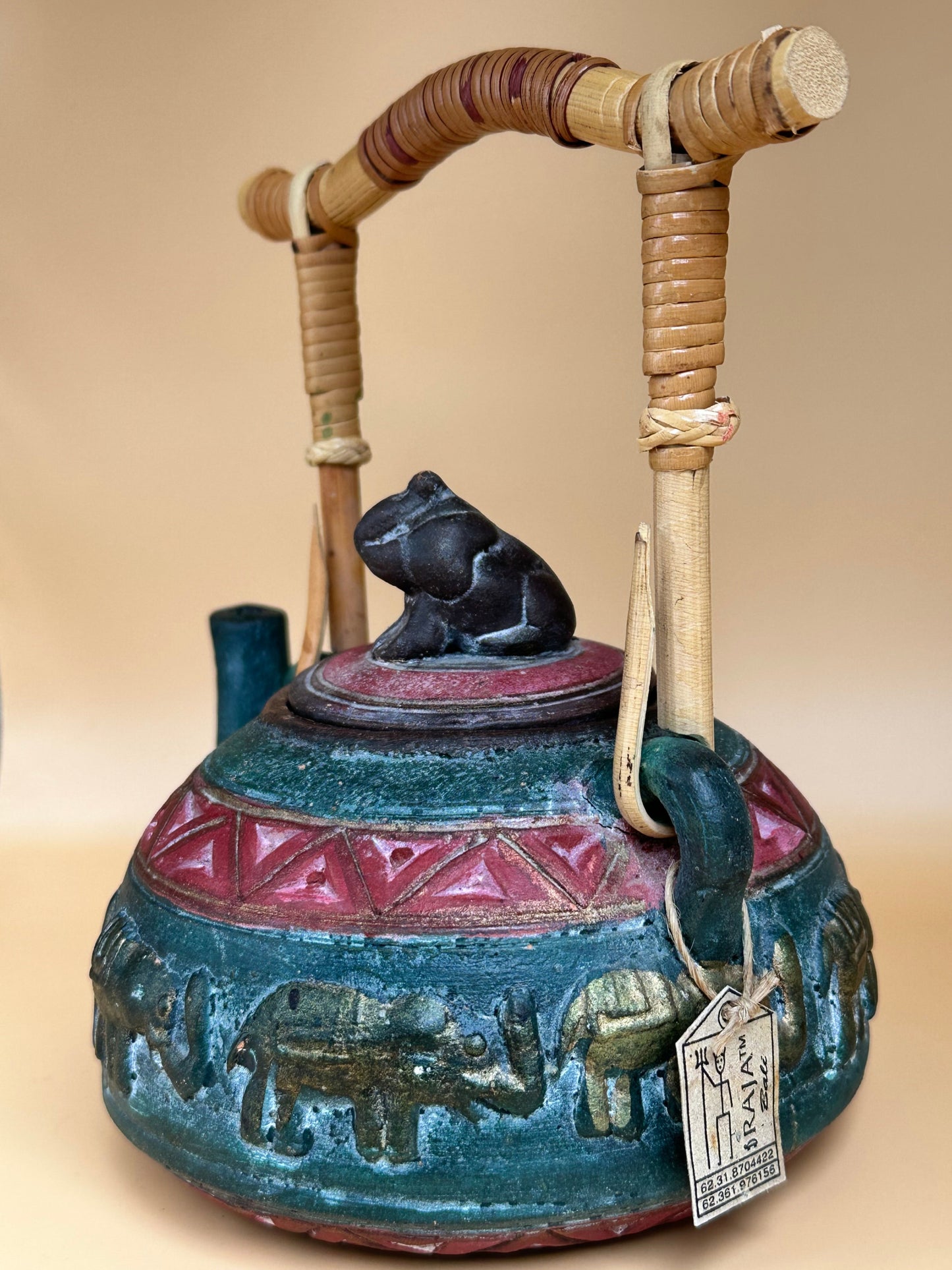 Antique Hand-Painted Teapot