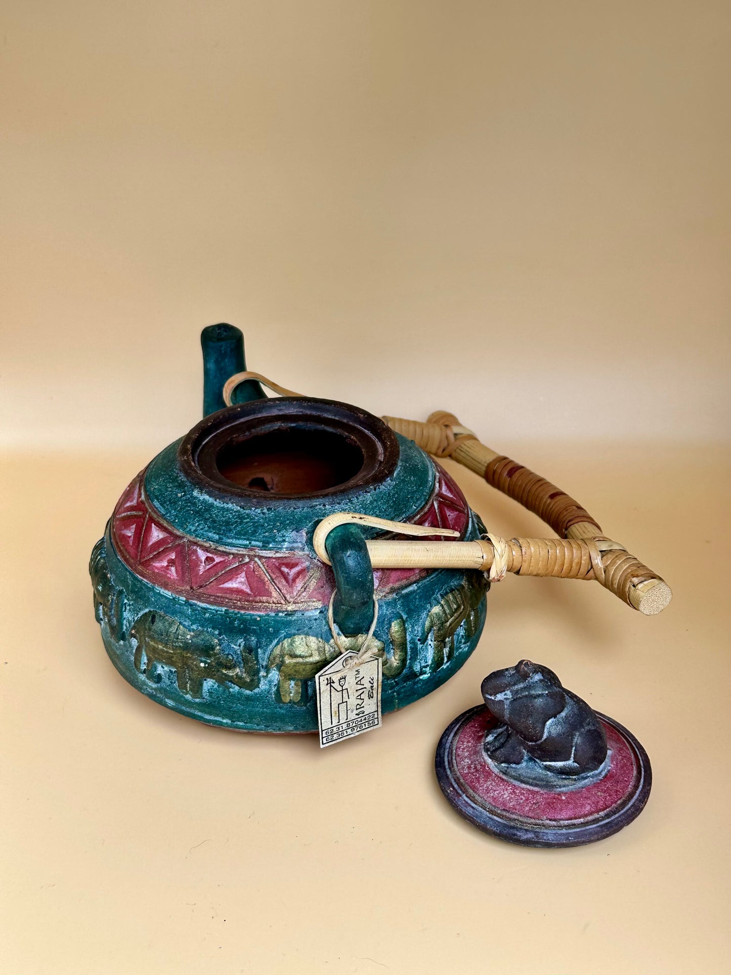 Antique Hand-Painted Teapot