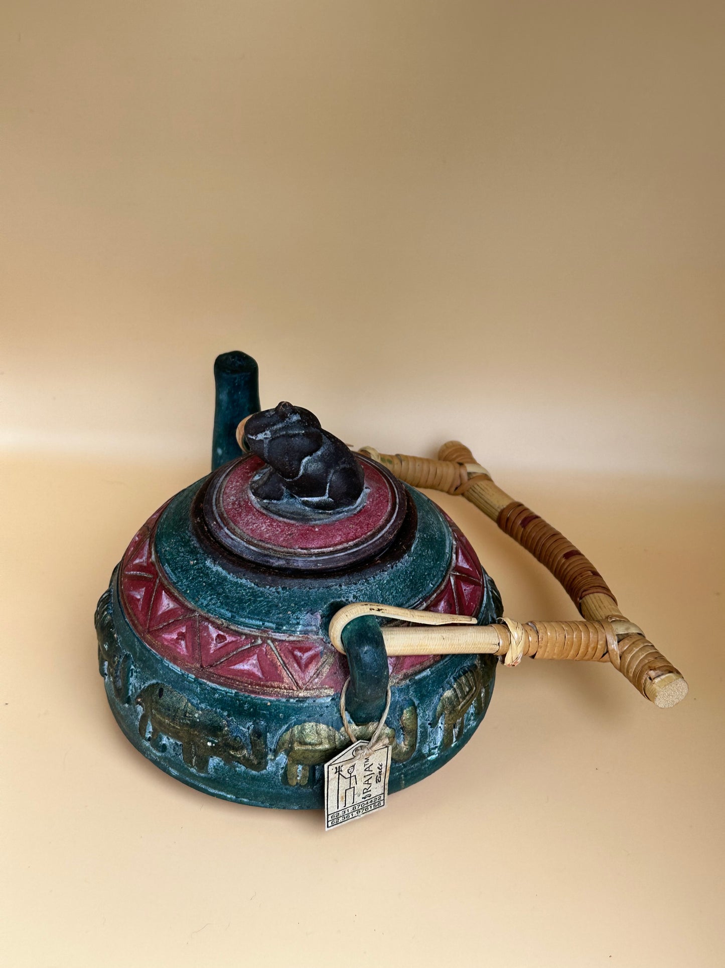 Antique Hand-Painted Teapot