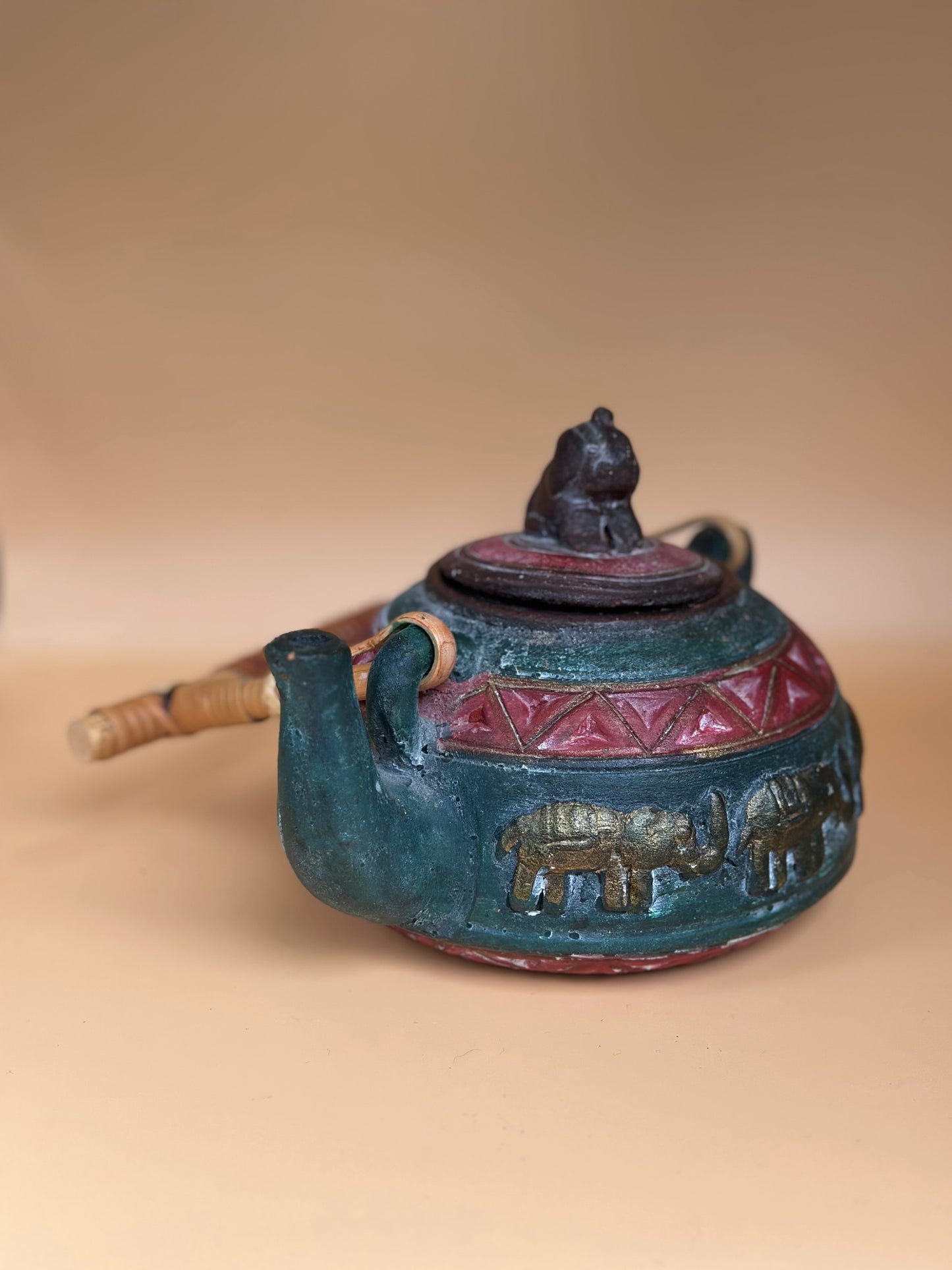 Antique Hand-Painted Teapot