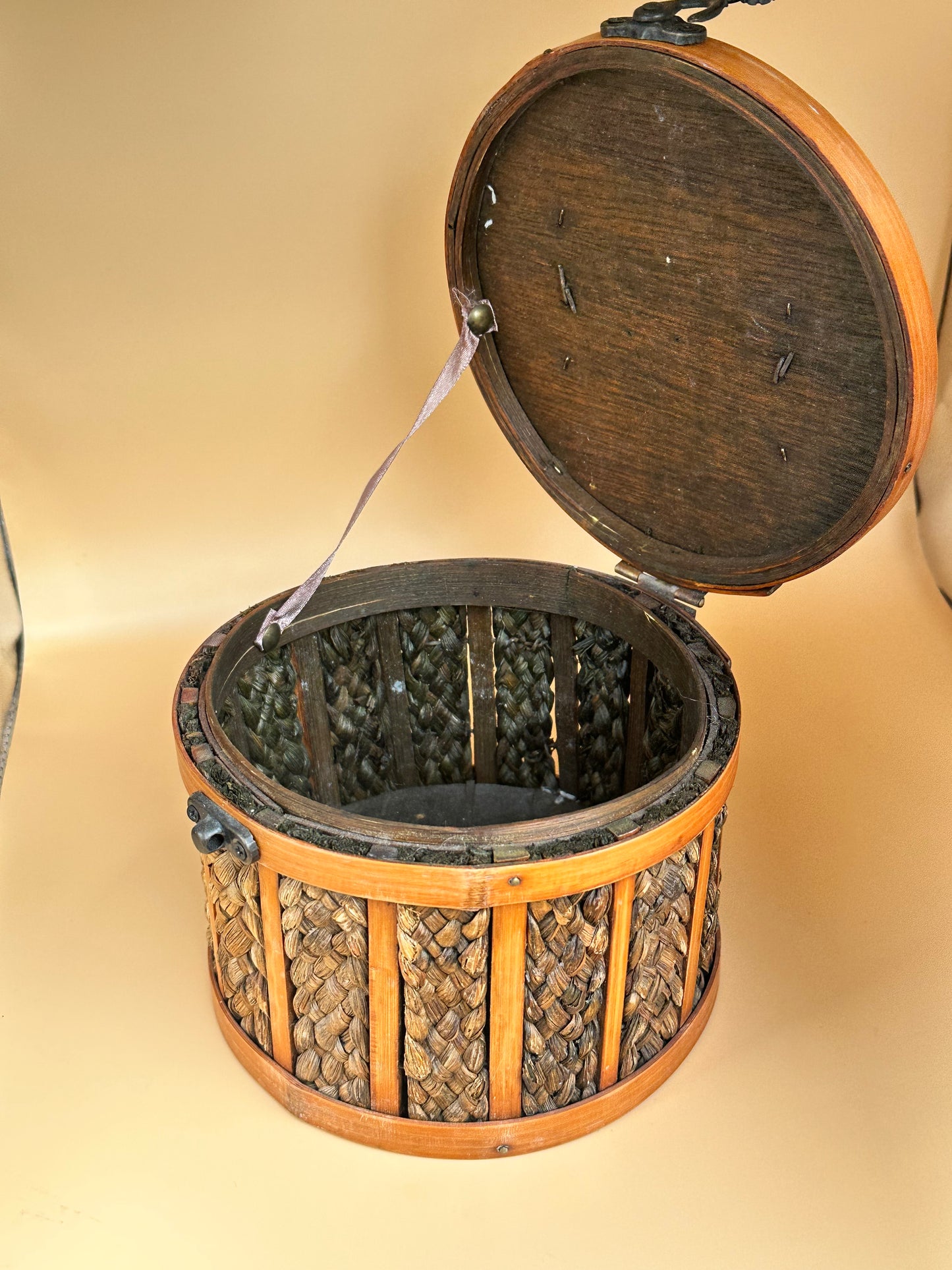Vintage Woven Storage Basket