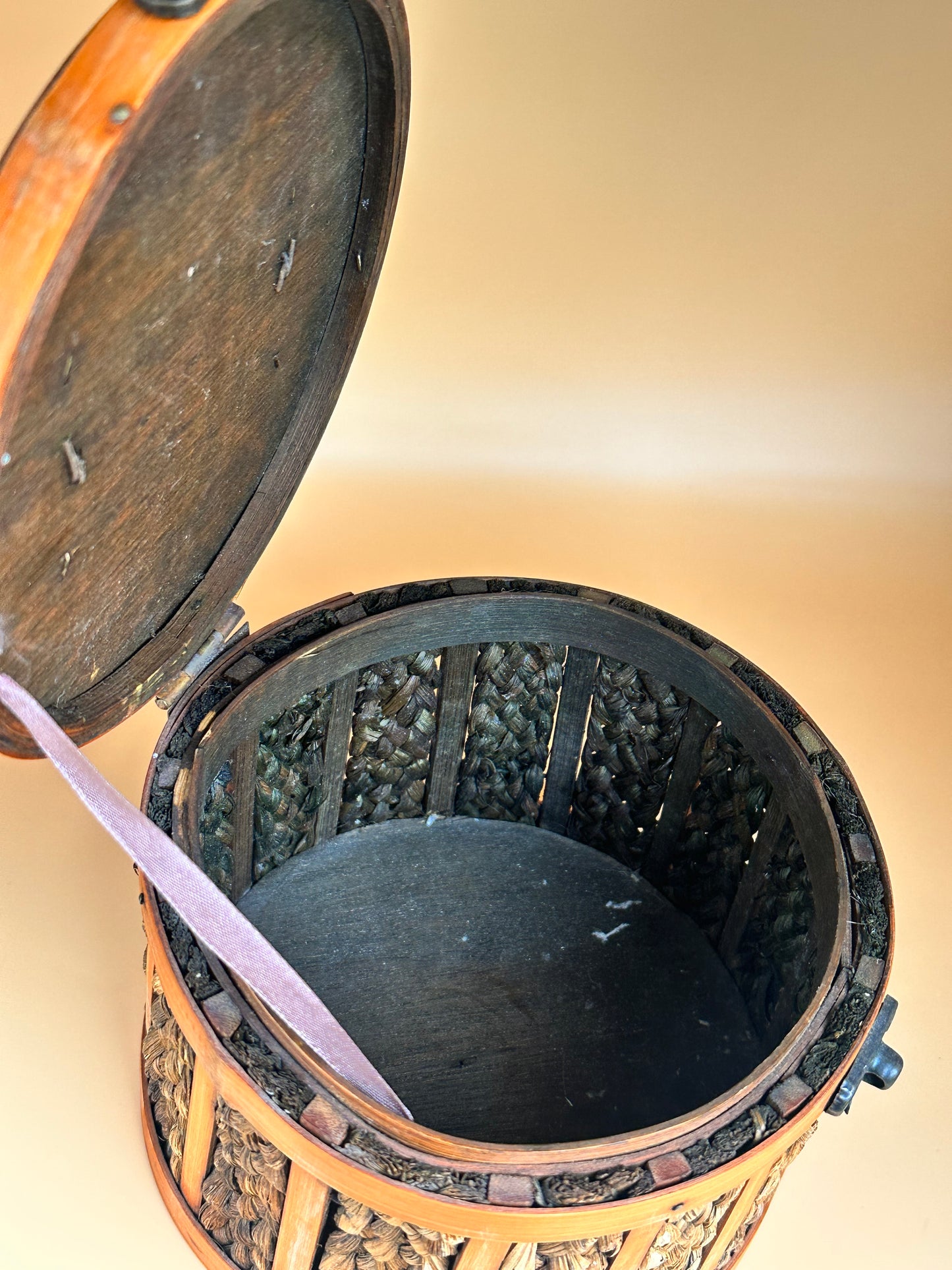 Vintage Woven Storage Basket