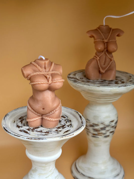 Set of Two Decorative Candle Holders