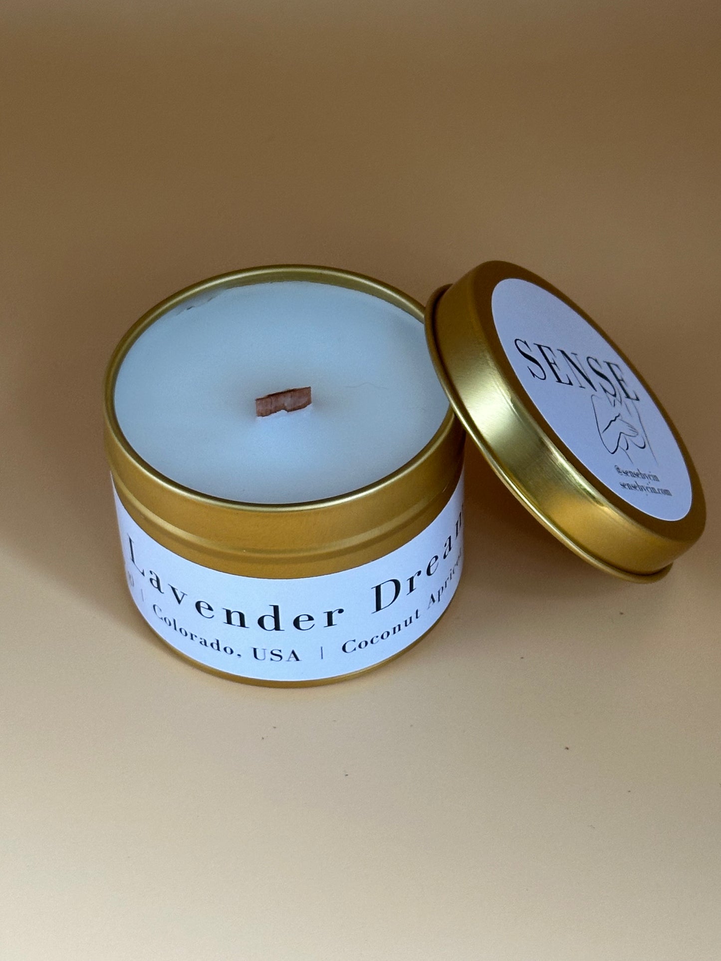 Lavender Dream Wooden Wick Candle