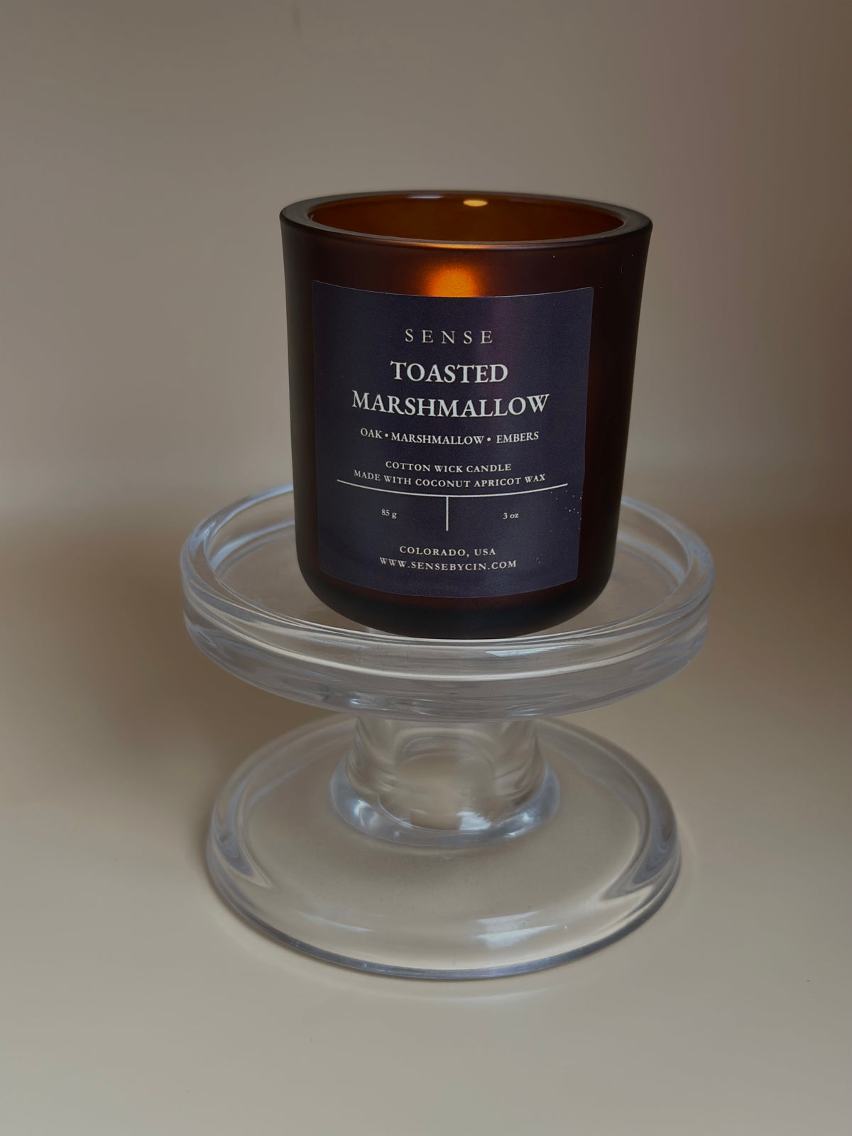 Mini Toasted Marshmallow Candle - 3 oz. Cotton Wick