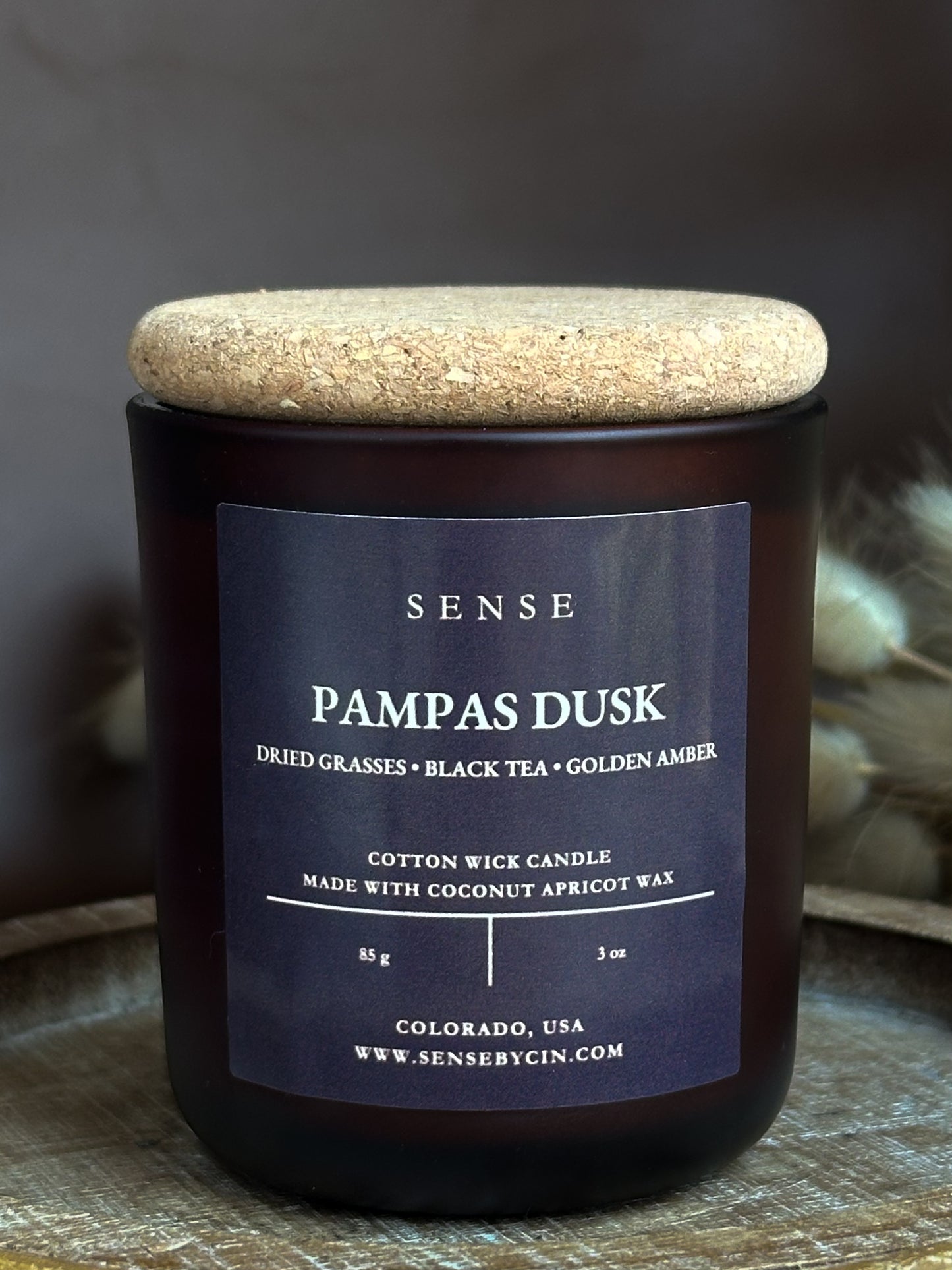 Mini Pampas Dusk Candle - 3 oz. Cotton Wick