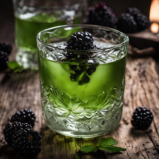 Blackberry Absinthe Wooden Wick Candle