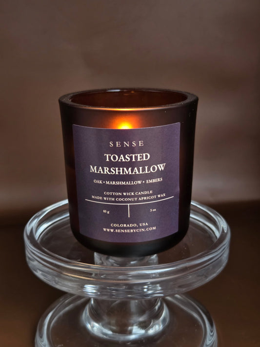 Mini Toasted Marshmallow Candle - 3 oz. Cotton Wick