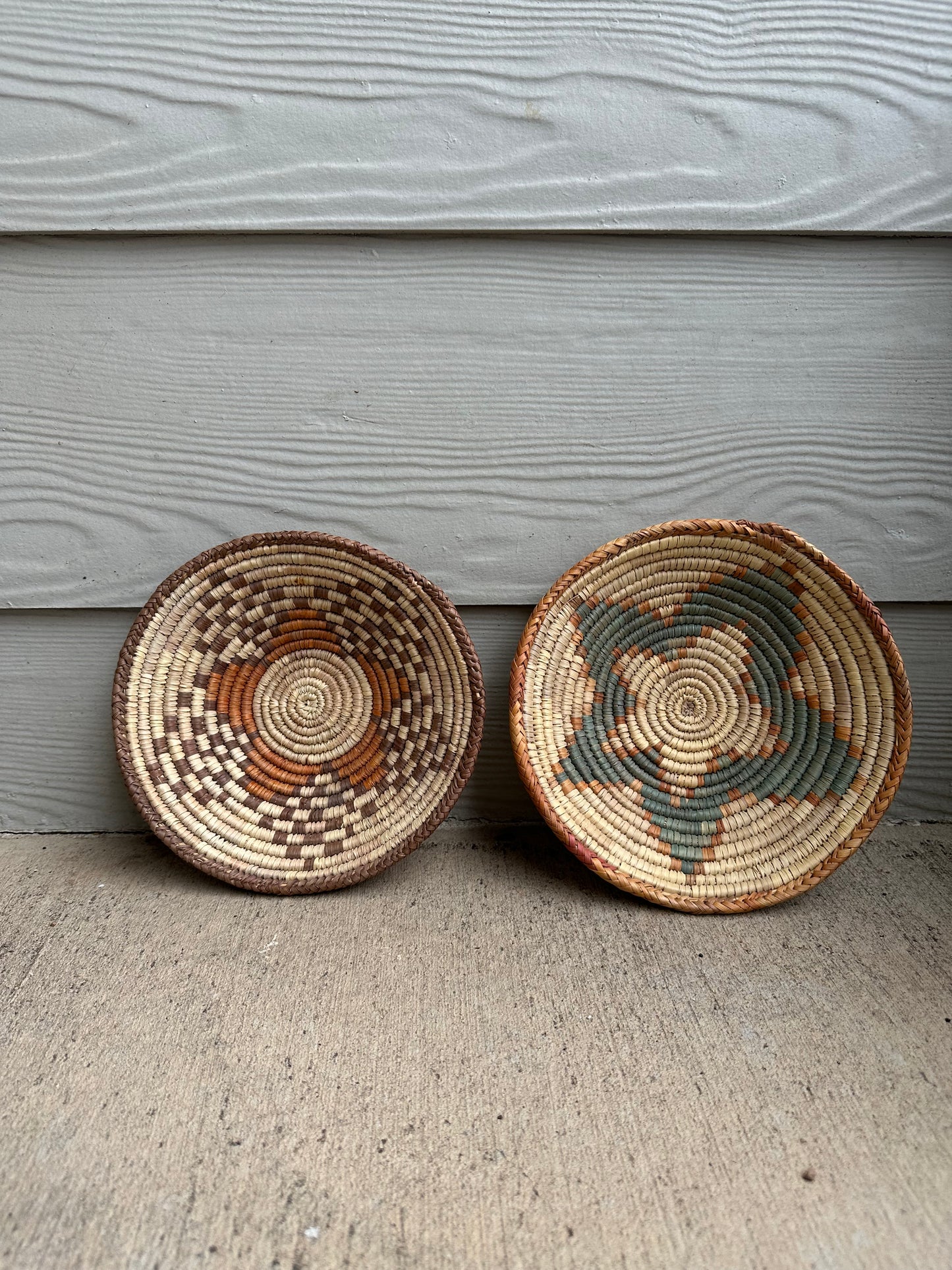 Woven Decorative Baskets - Set of 2