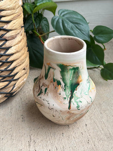 NEMADJI POTTERY ネマジ アメリカヴィンテージ陶器 壺　花瓶 Vintage Nimadji Ceramic Vase – sense