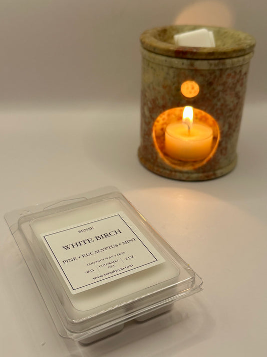 White Birch Wax Melt (Clamshell)