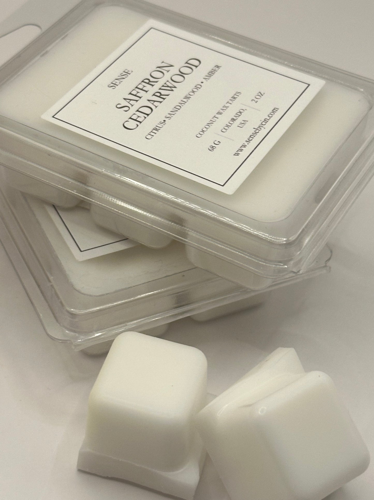 Saffron Cedarwood Wax Melt (Clamshell)