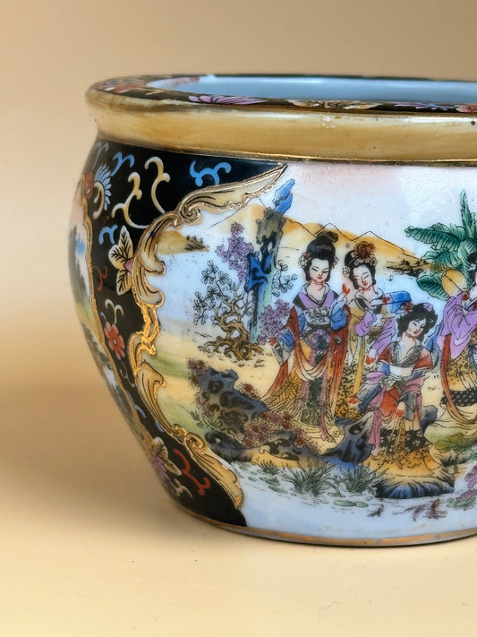 Vintage Chinese Planter Pot