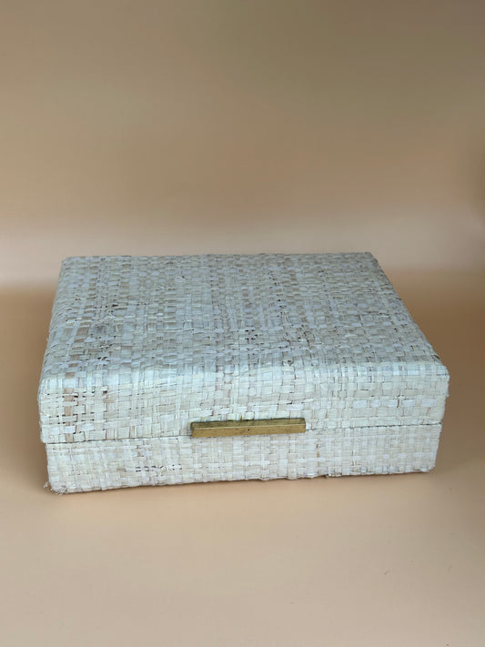 Woven Vintage Jewelry Box