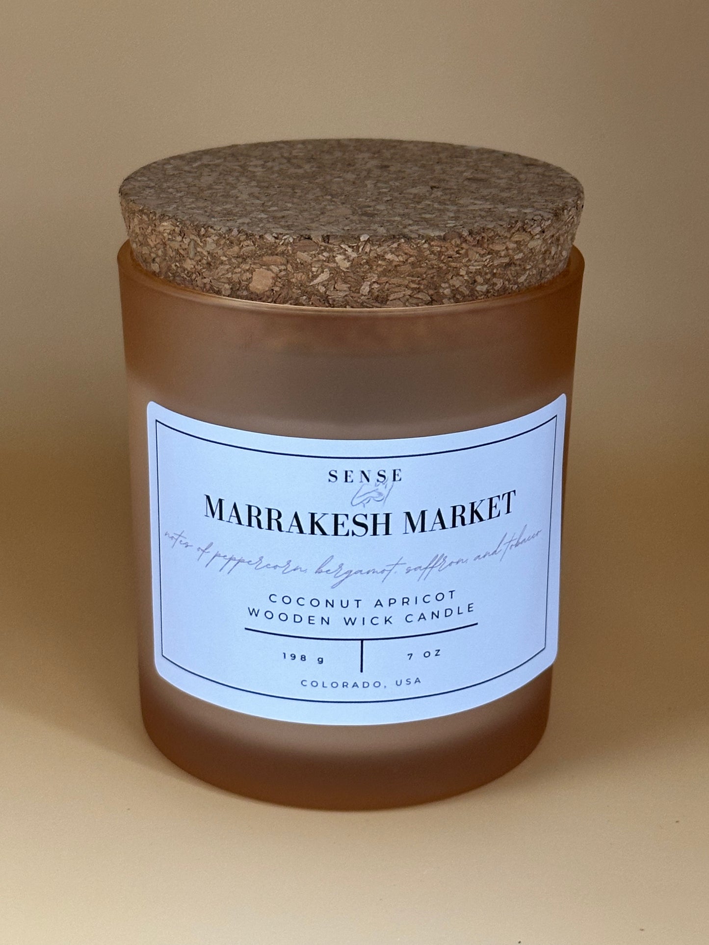 Marrakesh Market Wooden Wick Candle