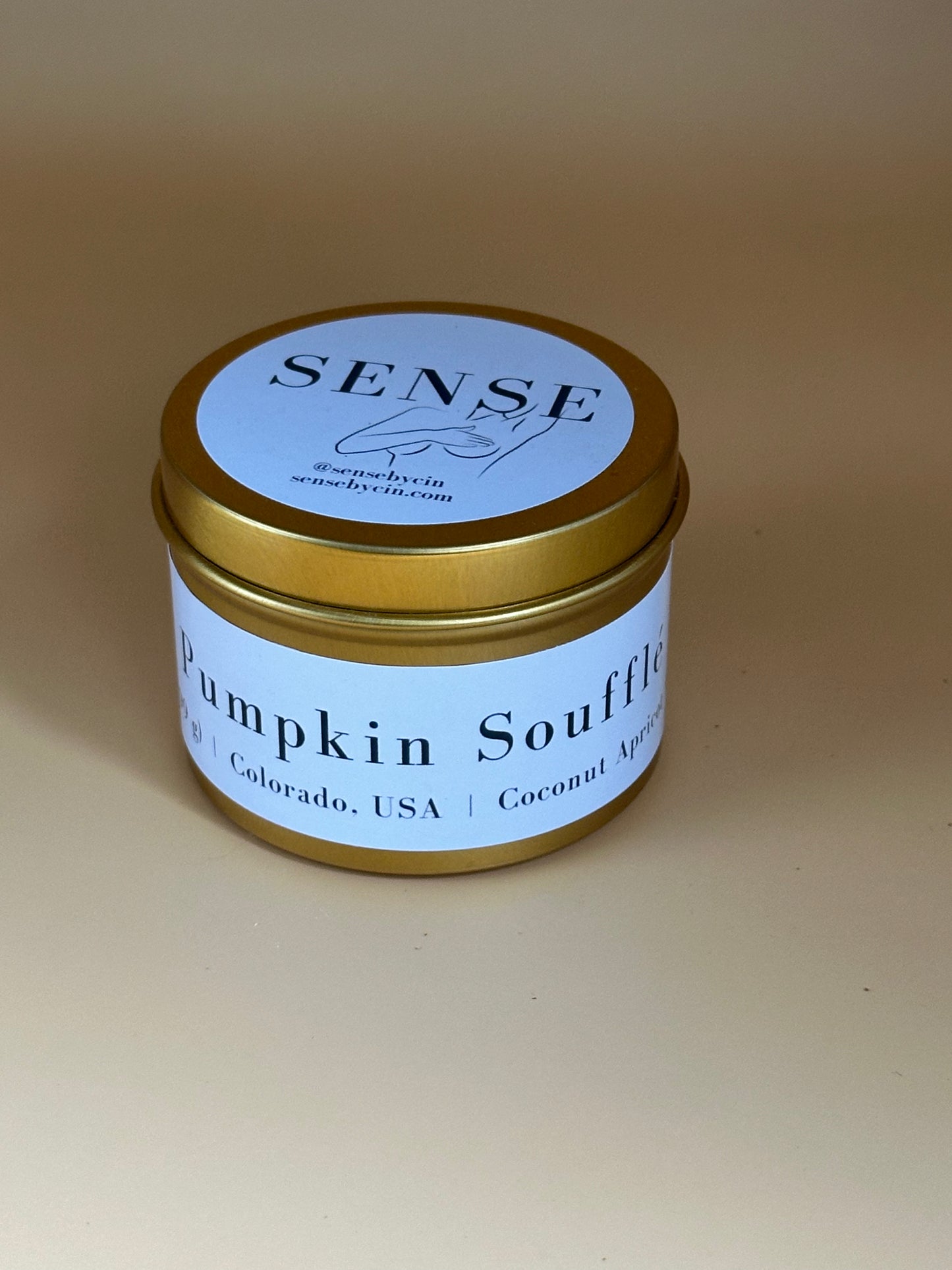 Pumpkin Soufflé Wooden Wick Candle