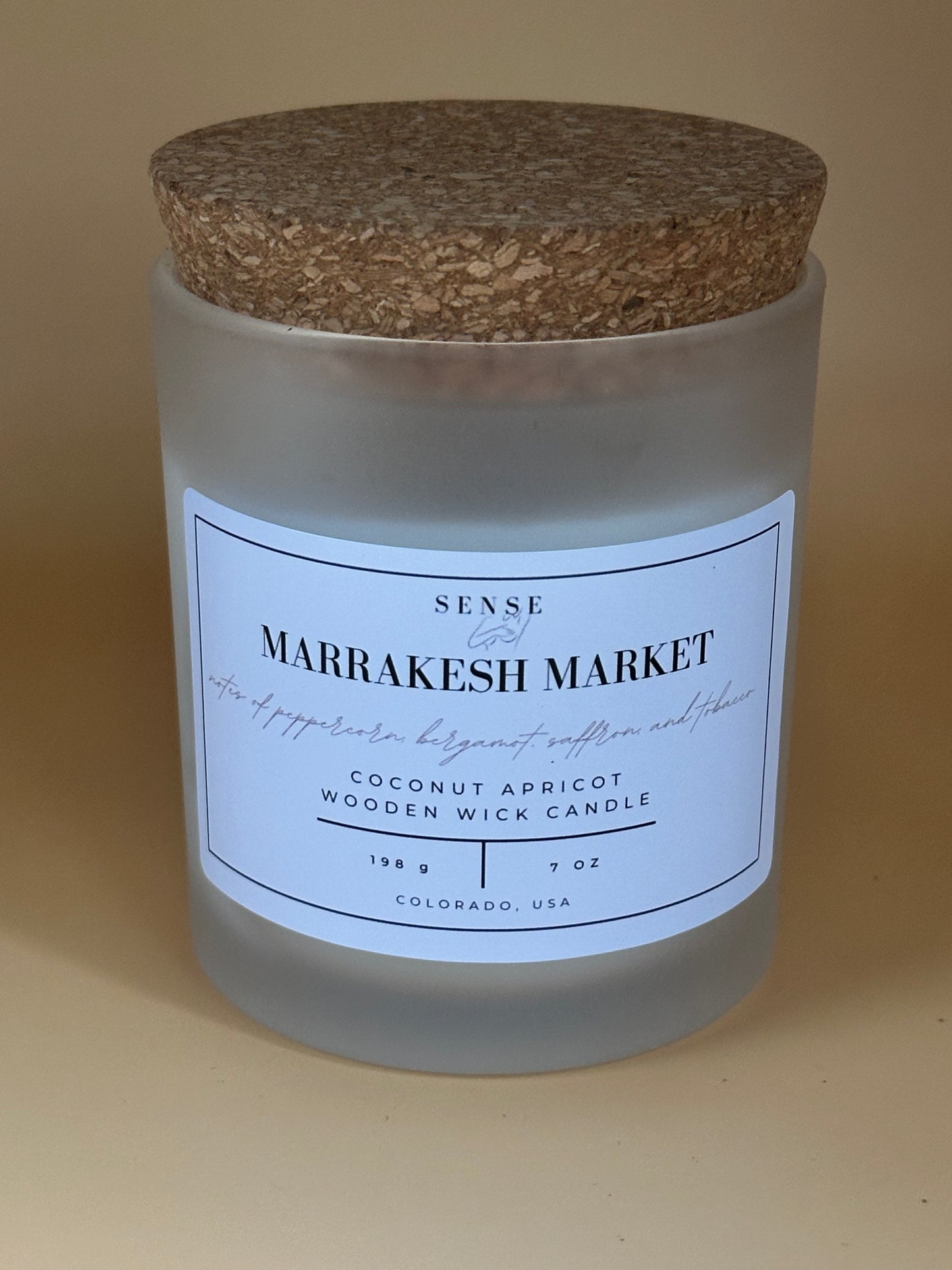 Marrakesh Market Wooden Wick Candle