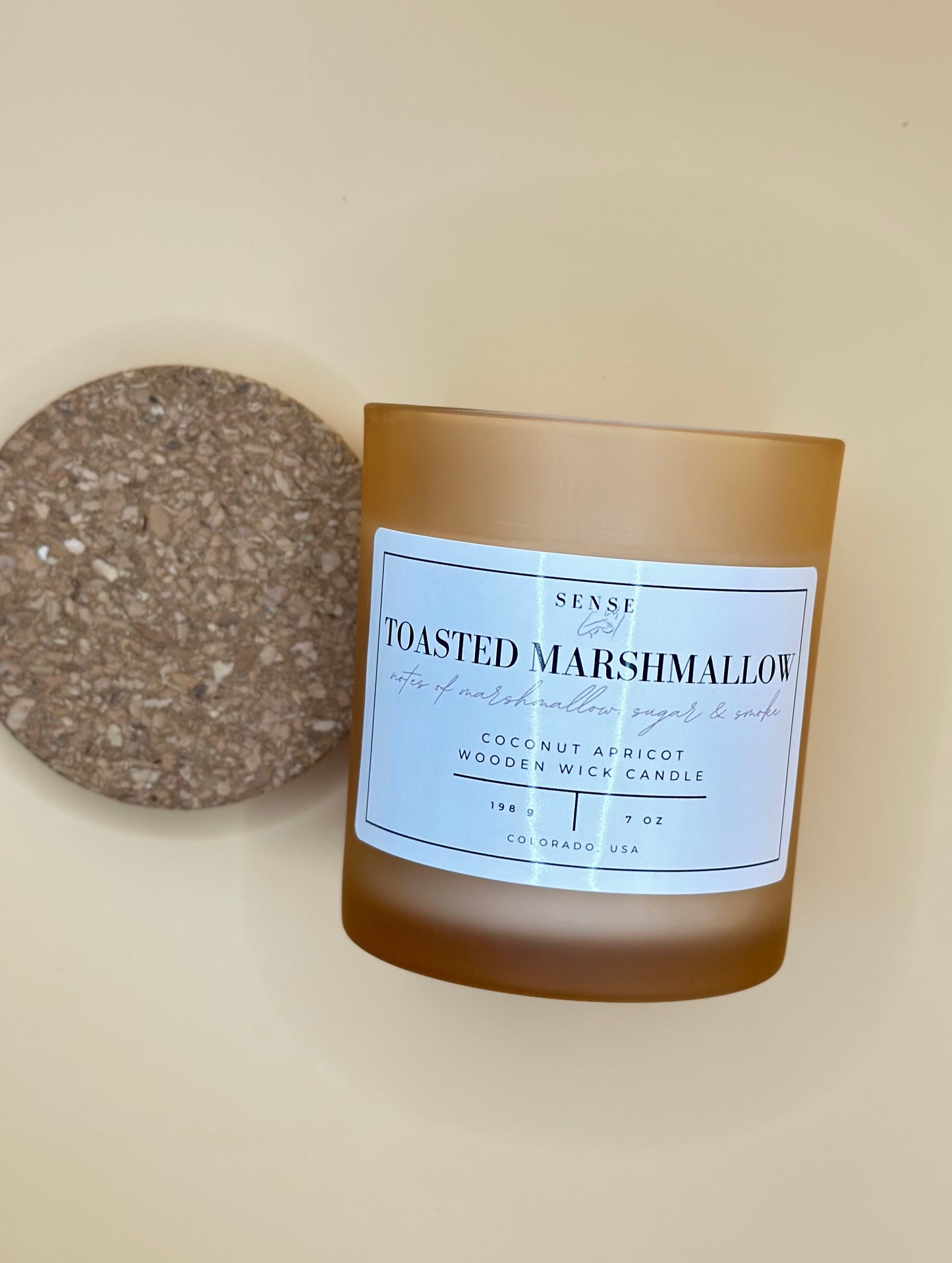 Toasted Marshmallow Wooden Wick Candle
