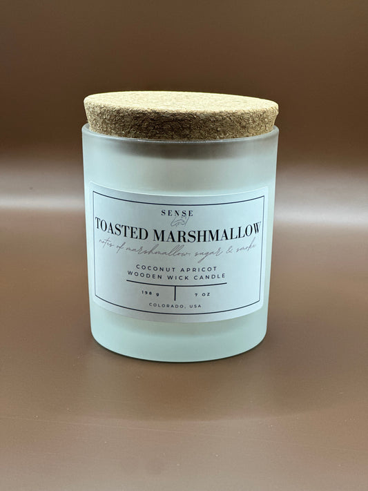 Toasted Marshmallow Wooden Wick Candle