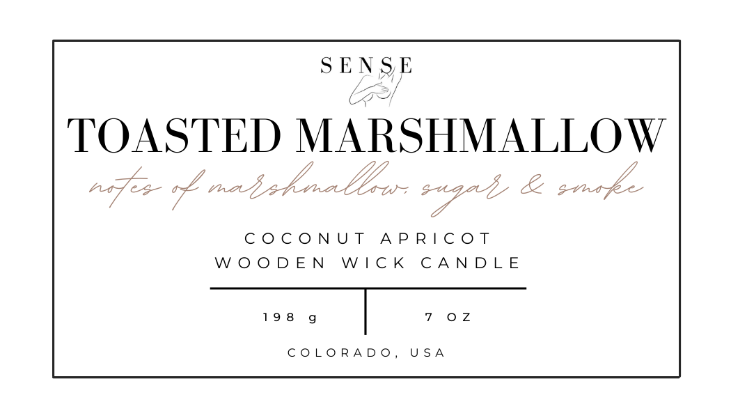 Toasted Marshmallow Wooden Wick Candle