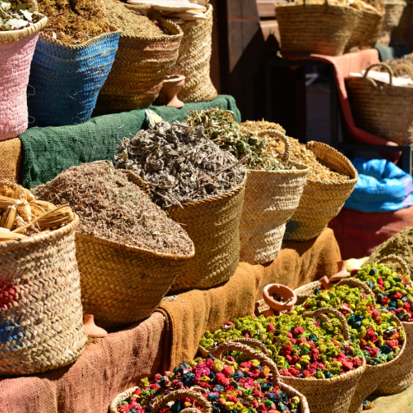 Marrakesh Market Wooden Wick Candle